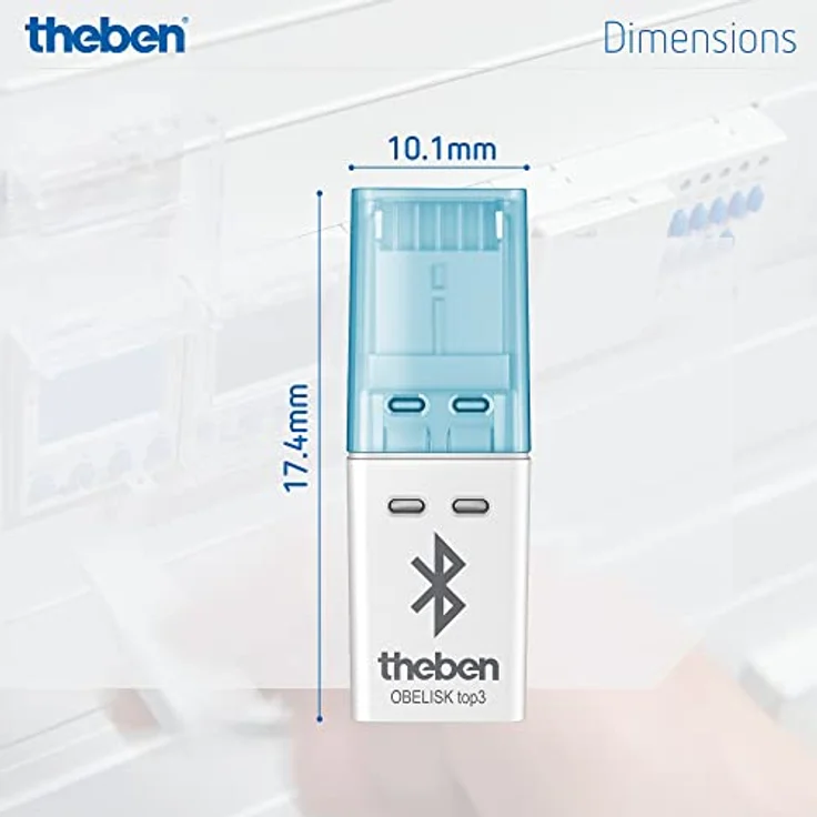 Theben Digitale Zeitschaltuhr Bluetooth BT OBELISK top3 – Bild 5