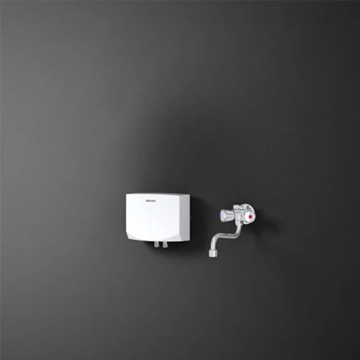 STIEBEL ELTRON DNM 3 Mini-Durchlauferhitzer mit MAW Wasserhahn, 3,5 kW, Stecker 230V, VDE geprüft, für Handwaschbecken, inkl. Spezial-Strahlregler – Bild 2