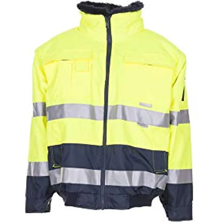 Warnschutz Comfortjacke gelb/marine Größe L