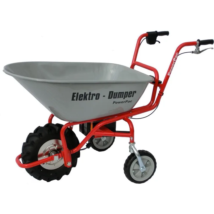PowerPac Akkuschubkarre ED120 inkl. 115ltr. Wanne