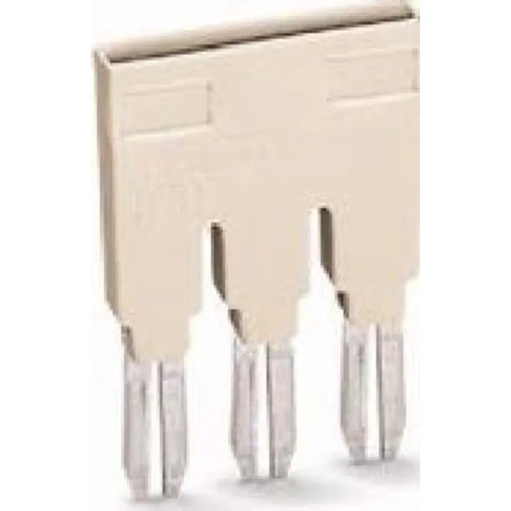 25x Wago Kammbrücker 870-404 4fach lichtgrau