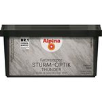 Alpina Effektfarbe Farbrezepte STURM-OPTIK silber 1 L
