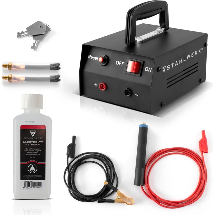 STAHLWERK SRG-300 Pro Schweißnaht-Reinigungsgerät, Beizgerät, Passiviergerät zur elektrolytischen Reinigung und Veredelung von Schweißnähten – Bild 9