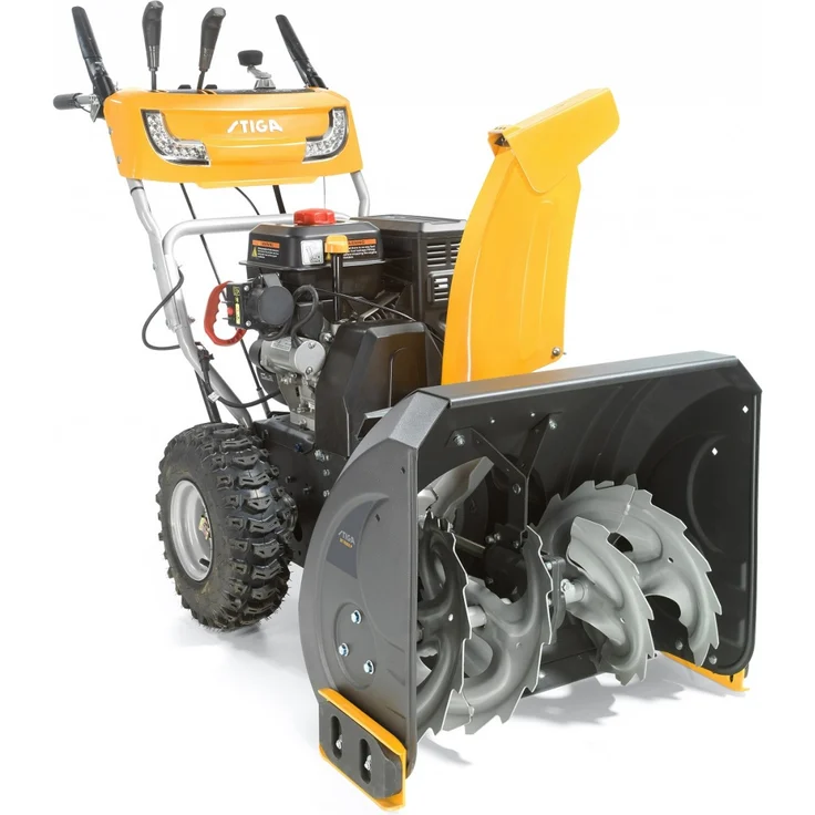 Stiga ST 5262 P Benzin-Schneefräse 1 - 12 m Wurfausführung Seilzugstart 252-cm³-Motor Räumbreite 62 cm Friktionsscheibe – 8 Gänge (6 Vorwärts-/2 Rückwärtsgänge) – Bild 2