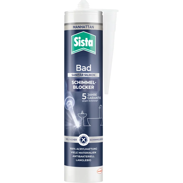 Sista Bad Schimmelblocker Silikon, manhattan, 280ml - Preisvergleich – Bild 1