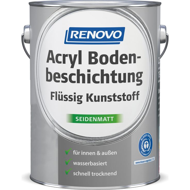 Renovo Bodenbeschichtung Ral 7001 Silbergrau 5L