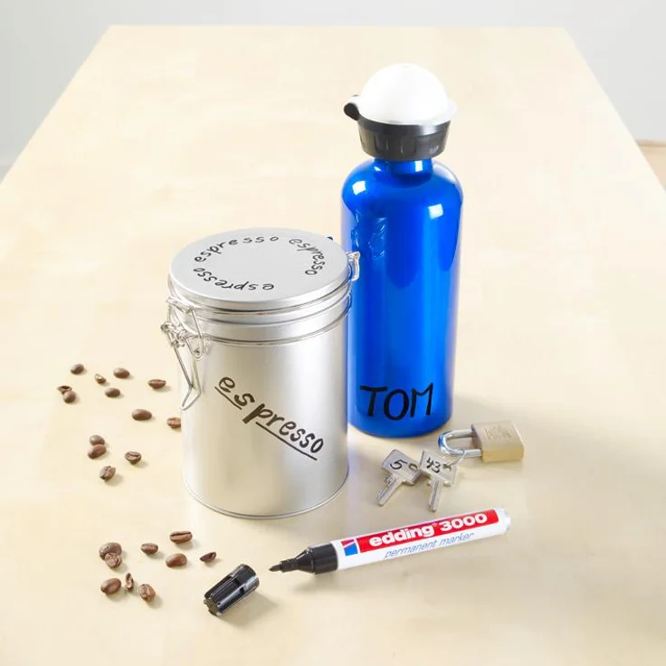 Edding Permanentmarker 3000 schwarz Strich-B.1,5-3mm Rundspitze EDDING VE: 10 – Bild 2