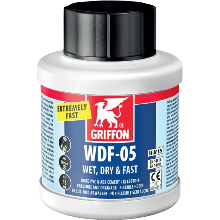Griffon WDF-05 PVC-Kleber, 250 ml