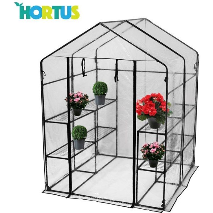 HORTUS Plastdrivhus XL 143 x 143 x 195 cm (211-203)
