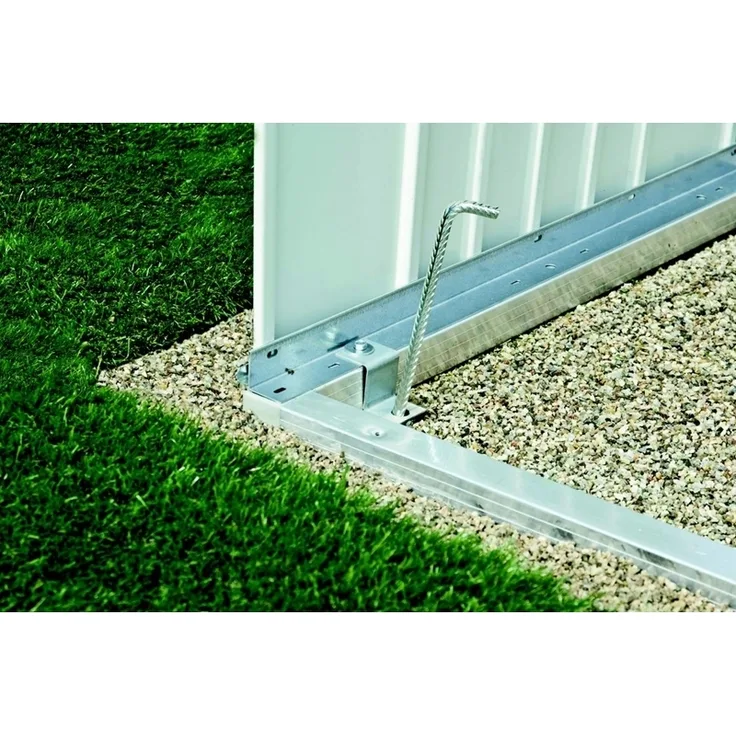 Biohort Bodenrahmen für Gerätehaus AvantGarde A2 172 x 212 cm silber; metallic