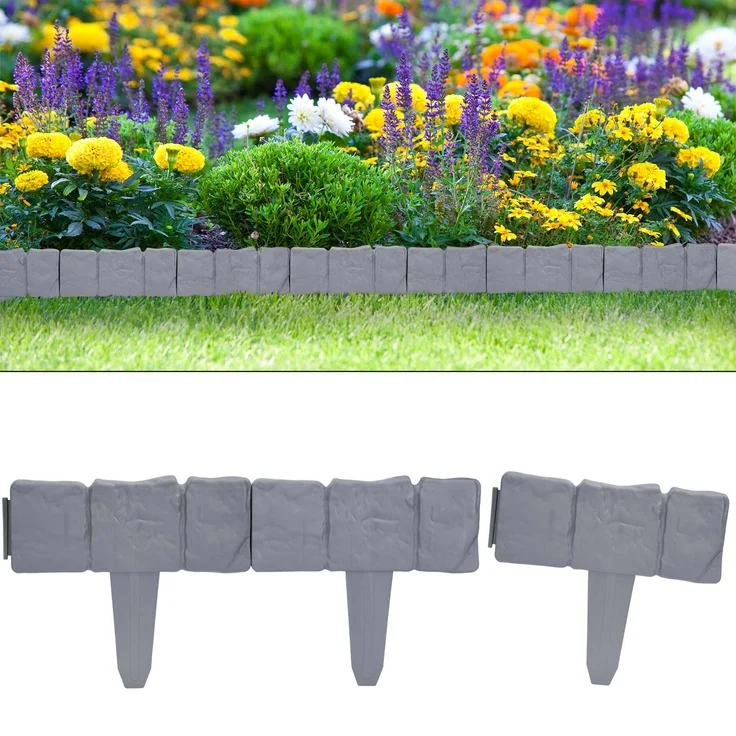 Beeteinfassung Granit - Stein Optik 2,5m bis 20,0m Rasenkante - Preisvergleich