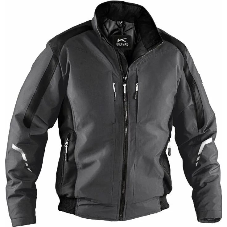 Kübler Wetterblouson, anthrazit/schwarz, L 13675229