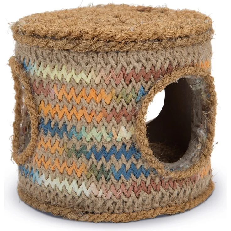 Kokosnusseil Tonne 12X10,5cm ,natur