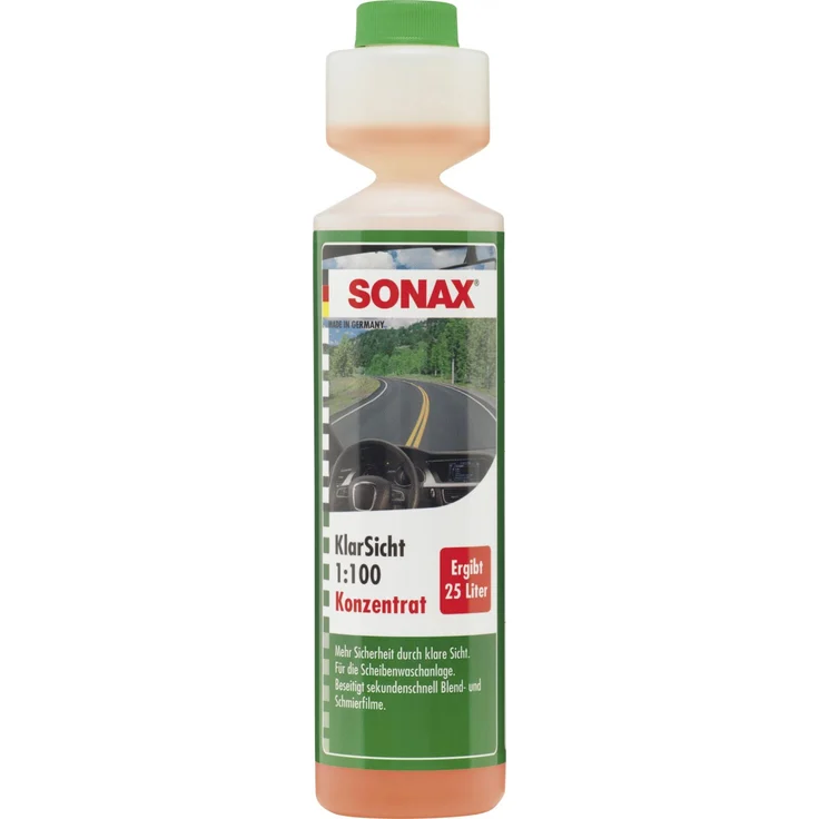 Sonax KlarSicht 1:100 Konzentrat 3711410 Scheibenreiniger 250ml – Bild 1