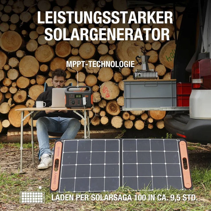 Jackery Tragbare Powerstation Explorer 500, 518 Wh Solargenerator Dauerleistung: 500 W Maximalleistung: 1000 W 230 V, 12 V – Bild 5