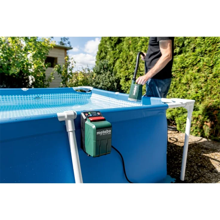 Metabo TPF 18 LTX 2200 Akku Tauchpumpe Regenfasspumpe 18 V (18 Volt, Li-Ion, Timerfunktion, automatischer Trockenlaufschutz, Flachabsaugend) ohne Akku und Ladegerät, im Karton – Bild 10