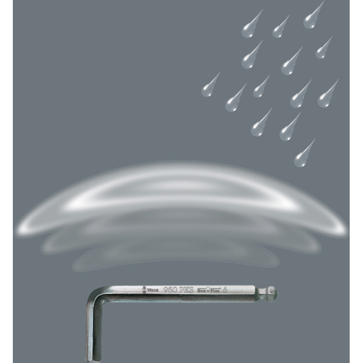Wera Kraftform Kompakt 100 robustes Werkzeug Set 52 tlg. Bitset mit Bithalter Schnellwechselfutter Winkelschlüssel mit Hex-Plus Profil Schraubendreher-Set PH1 Kreuzschlitz BiTorsion Bits – Bild 6
