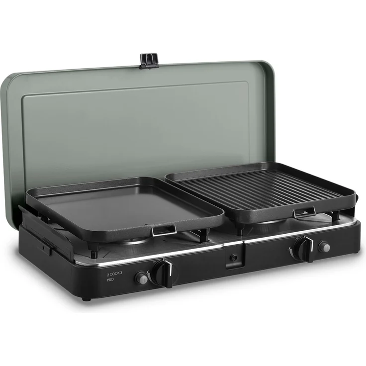 Cadac 2-Cook 3 Pro Deluxe 50mbar BBQ Gasgrill Tischgrill Campinggrill 55 x 30,7 x 9 cm 203P1-20-DE – Bild 1