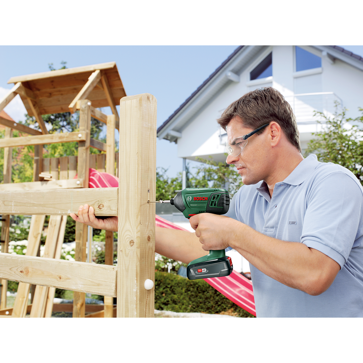 Bosch Advanced ImpactDrive 18 0603980302 Power for All 18V Akku-Drehschlagschrauber 1 x 1,5 Ah mit Akku mit Ladegerät mit Tragekoffer – Bild 3