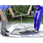 Langfit Tragarm für Plattenheber, bis 60 kg, für 2 Personen