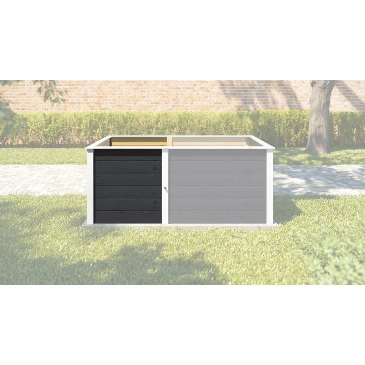 Ergänzungssatz Hochbeet Modular 21 mm anthrazit, 67 cm – Bild 2