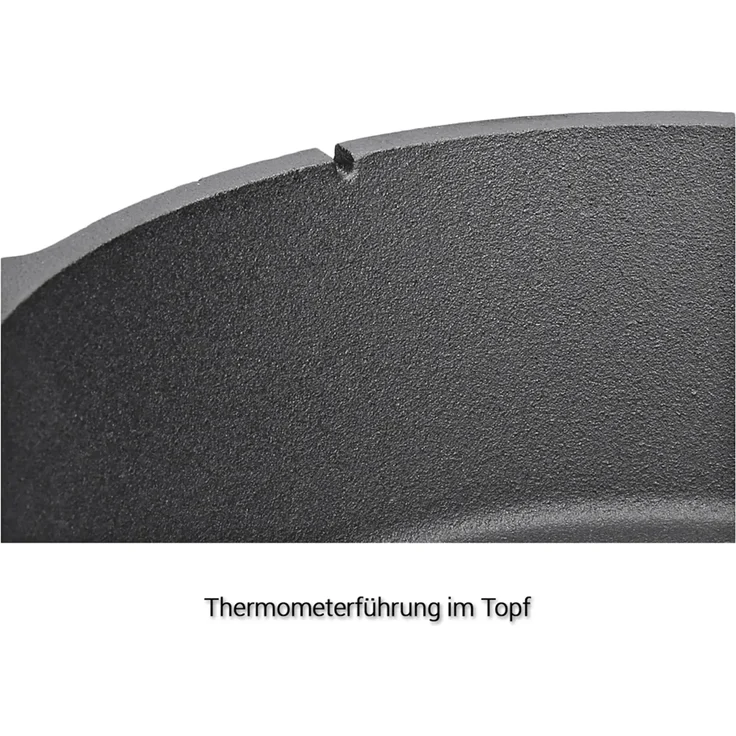 Premium Dutch Oven mit Füßen - preseasoned (bereits eingebrannt) inkl. Deckelheber GDO45P 4,5 Liter – Bild 3