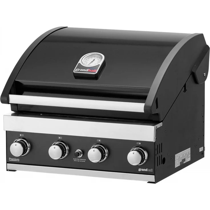 Grandhall Einbau-Gasgrill Premium G4 Built-In 4 Brenner 14 kW K04000306A – Bild 2