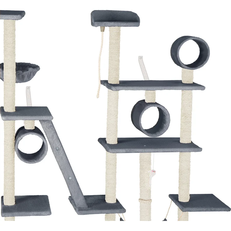 tectake Kratzbaum Snooky 261cm - grau – Bild 3