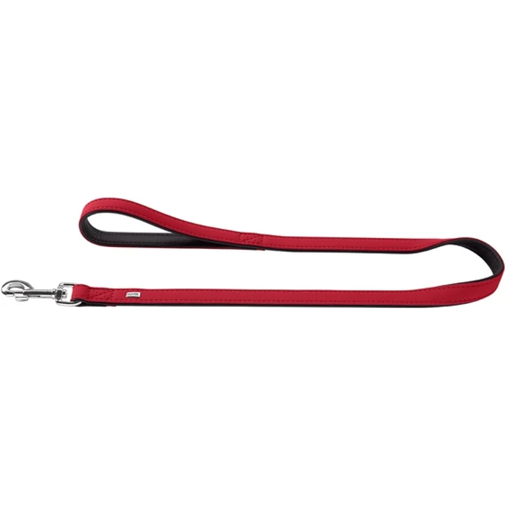 Hunter Hunde-Leine Softie rot-schwarz 15-110