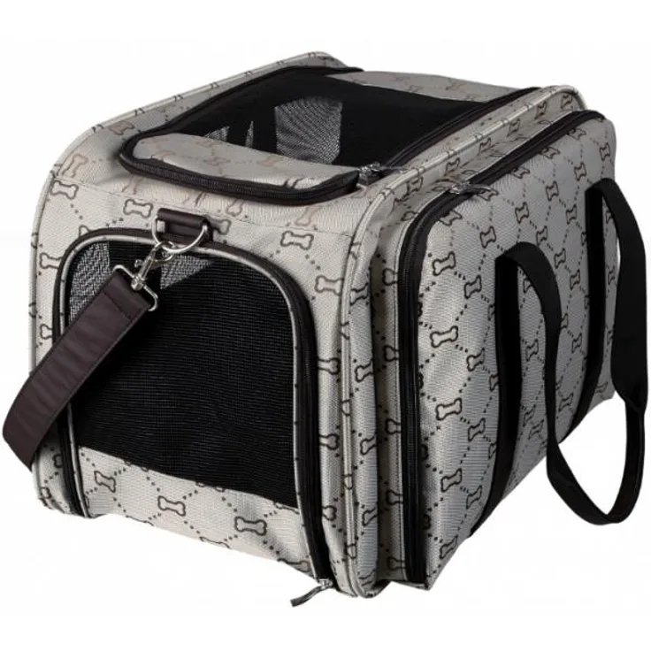 Trixie Tasche Maxima erweiterbar 33x32x54 cm beige-braun