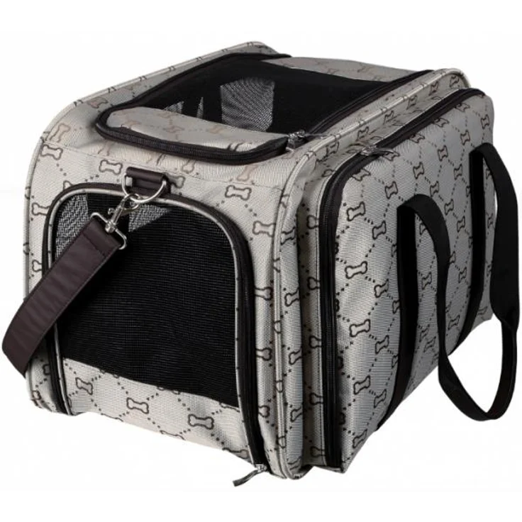Trixie Tasche Maxima erweiterbar 33x32x54 cm beige-braun – Bild 1