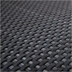 PE-Rattan in 0,9m Breite (Meterware) Sichtschutz Balkonblende anthrazit