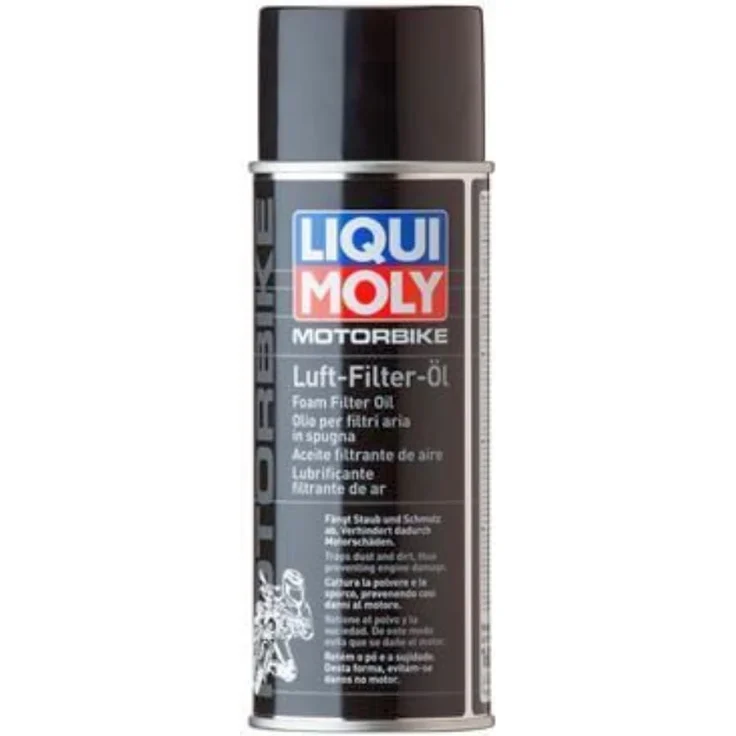 LIQUI MOLY Motorbike Luftfilteröl Spray 1604 Motorrad Luftfilter Filter Öl 400ml – Bild 1