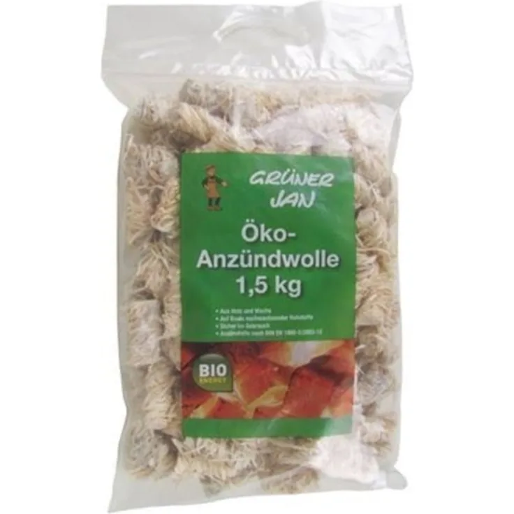 Öko-Anzündwolle Ofenanzünder Grillanzünder Kaminanzünder Anzünder Holzwolle