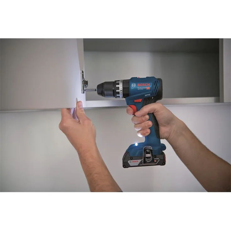 Bosch Professional GSB 18V-45 Akku-Schlagbohrschrauber 18 V 45 Nm Brushless, mit 2x 2 Ah Akku, Ladegerät und L-Boxx (06019K3303) – Bild 3
