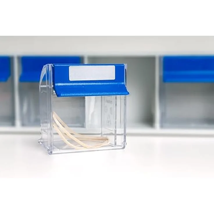 hünersdorff 460300 Klarsichtbehälter MultiStore Lagersystem, 9 transparente und herausnehmbare Behälter, Lichtgrau, hochschlagfester Kunststoff – Bild 2