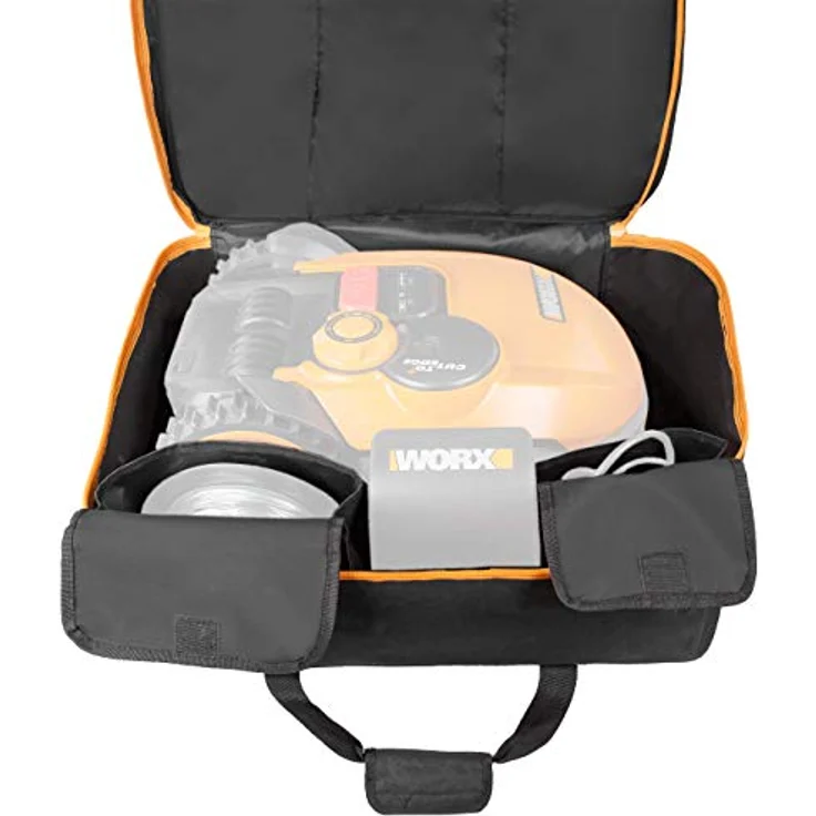 Worx Landroid Aufbewahrungstasche WA0197, strapazierfähige Nylon-Tasche mit Stauraum für Mähroboter Landroid S und M, belüftet – Bild 6