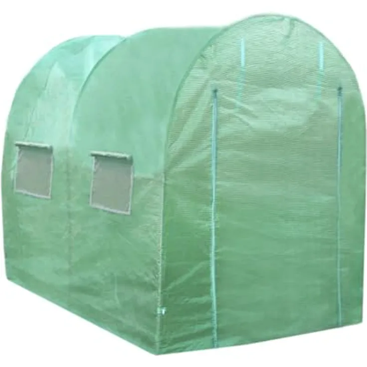 MonsterShop Poltunnel Gewächshaus mit Folie 300 x 200 cm