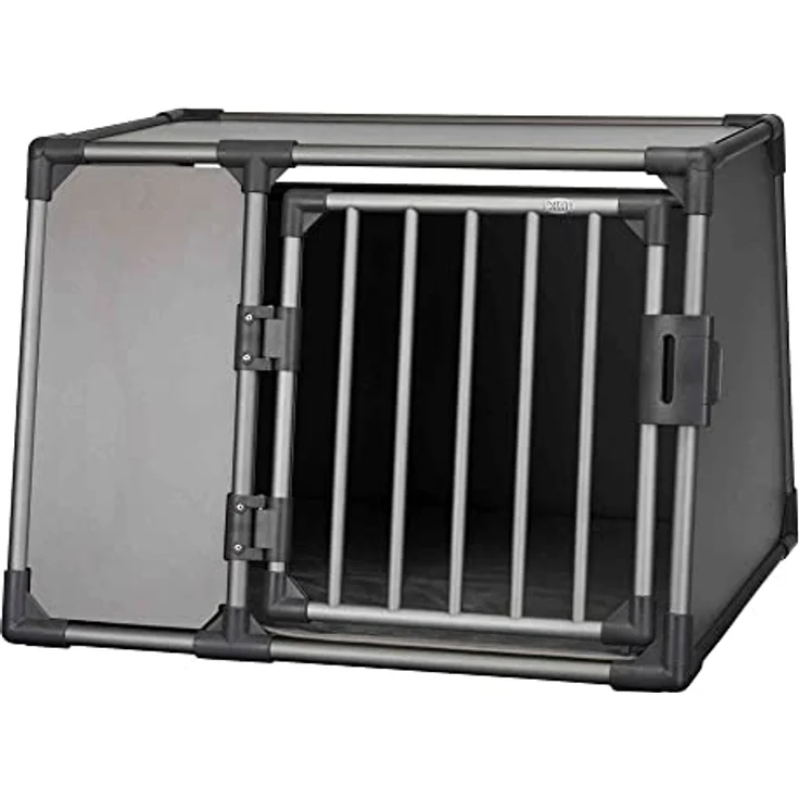 Trixie Transportbox Aluminium graphit Alubox M – Bild 2
