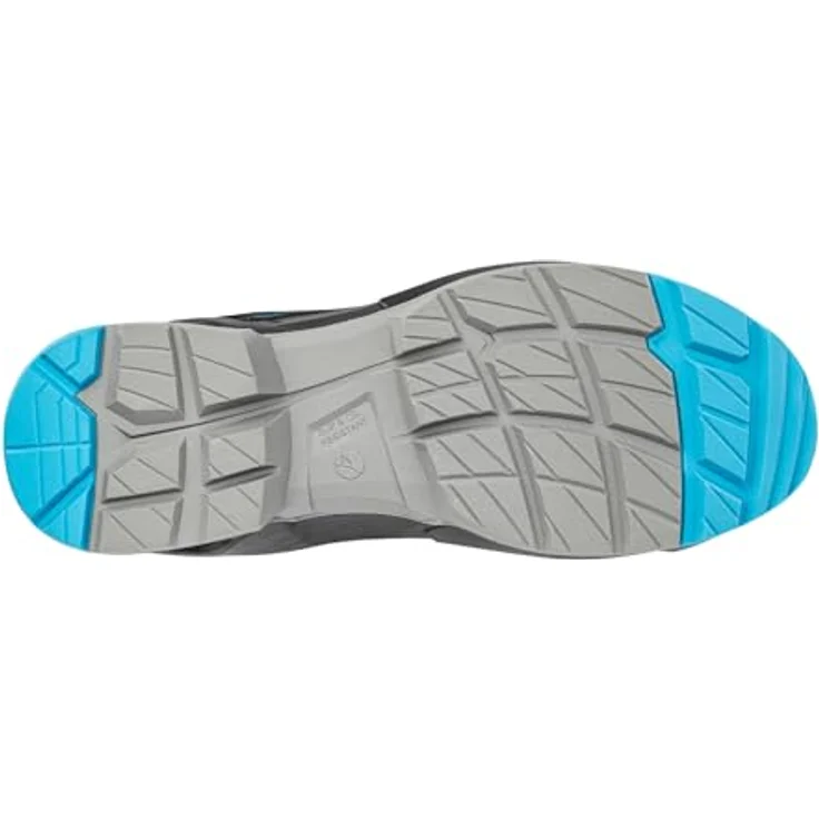Albatros Sicherheitsschuh TARAVAL Blue GH Low, S3L, Größe 42, schwarz-blau, fiberglaskappiert, rutschfeste Laufsohle, atmungsaktiv, metallfrei – Bild 2