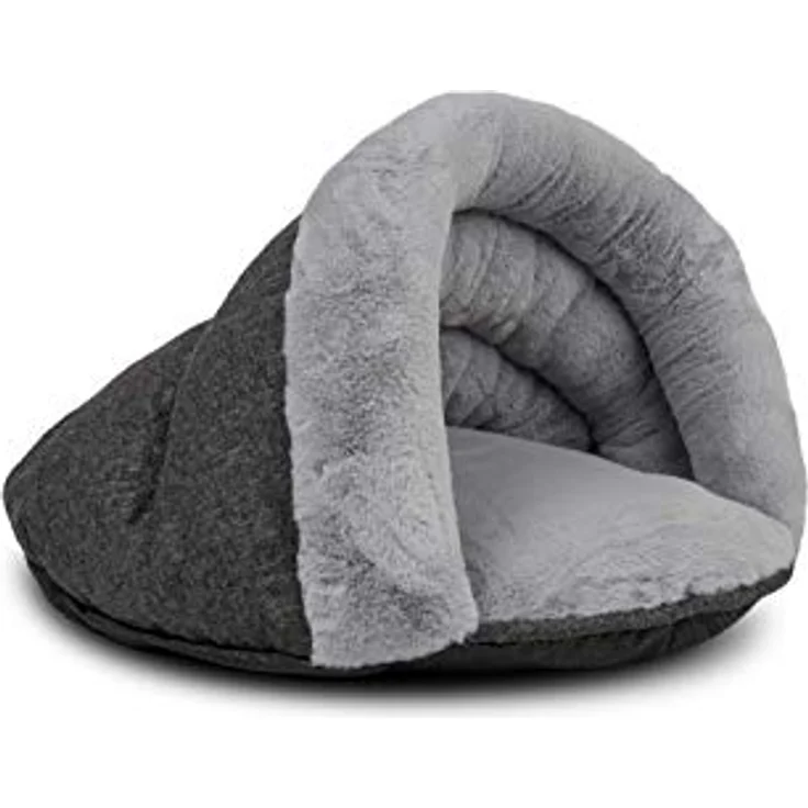 TrendPet LunaSuite Kuschelbett für Katzen oder kleine Hunde (Grau) – Bild 1