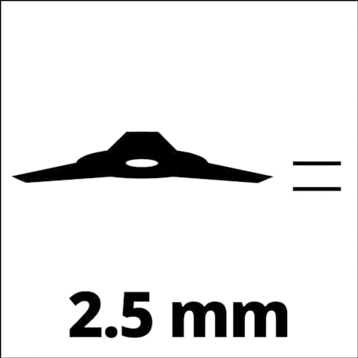 Original Einhell Dickichtmesser 255 (passend für alle Einhell Sensen, 255 mm Durchmesser) – Bild 5