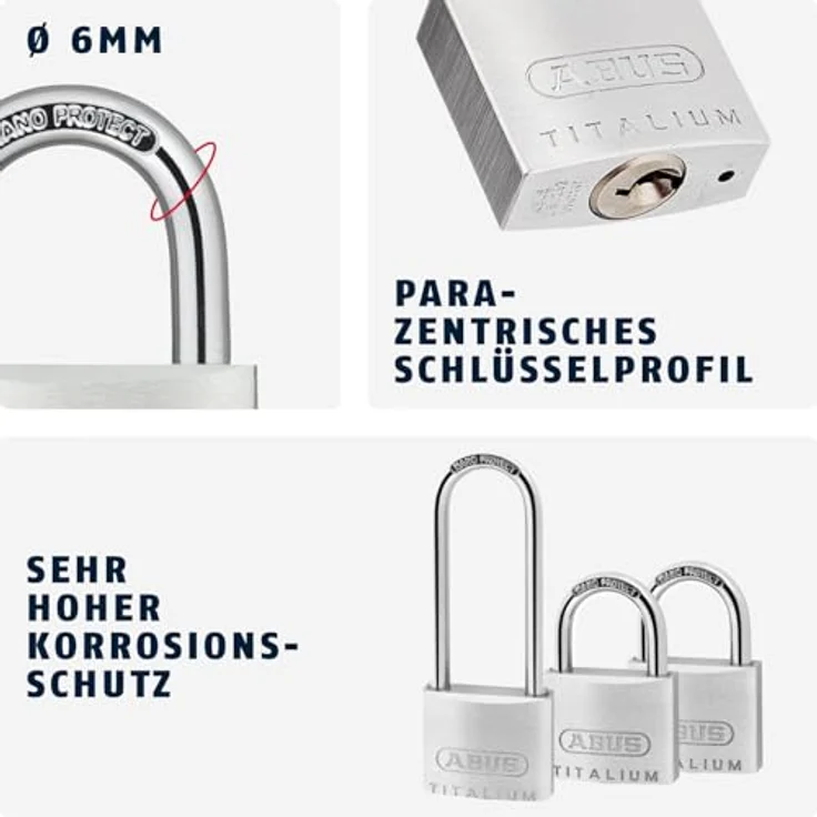 Abus 64TI-40HB63 Triples Titalium – Bild 4
