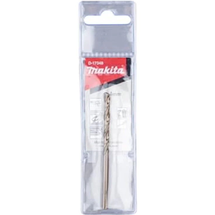 Makita D-17348 Metall-Spiralbohrer 4,0mm, HSS Co, Gesamtlänge 75mm, hohe Standzeit und Schnittgeschwindigkeit – Bild 2