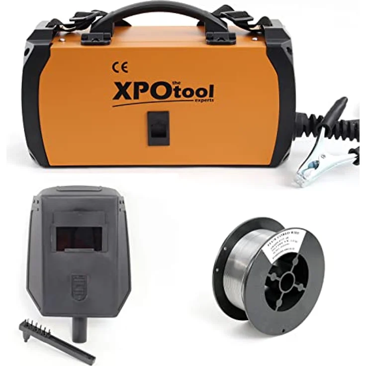 XPOtool MIG100 Inverter Fülldraht Schweißgerät ohne Gas, mit Drahtvorschub und IGBT-Technologie, inkl. Zubehör – Bild 4