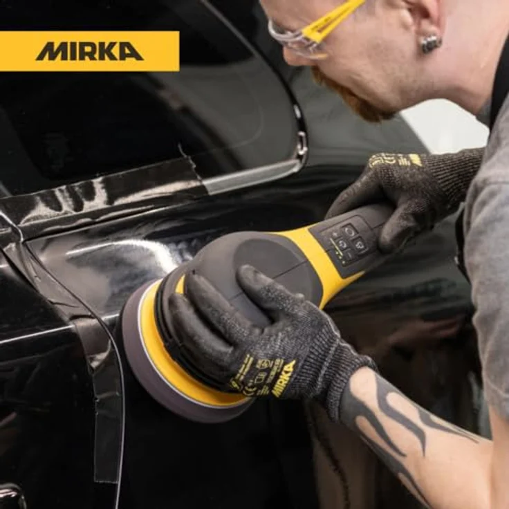 Mirka POLAROS RP 600, Kabelgebundene Rotationspoliermaschine mit 150 mm Durchmesser, 750 W Motor, 700-2500 U/min, Ergonomisches Design, Bluetooth-konnektivität – Bild 9