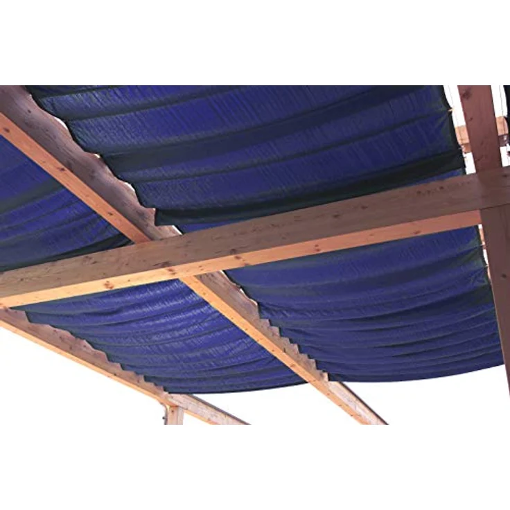 Windhager Sonnensegel für Seilspanntechnik, Uni-Blau, 270 x 140 cm – Bild 3