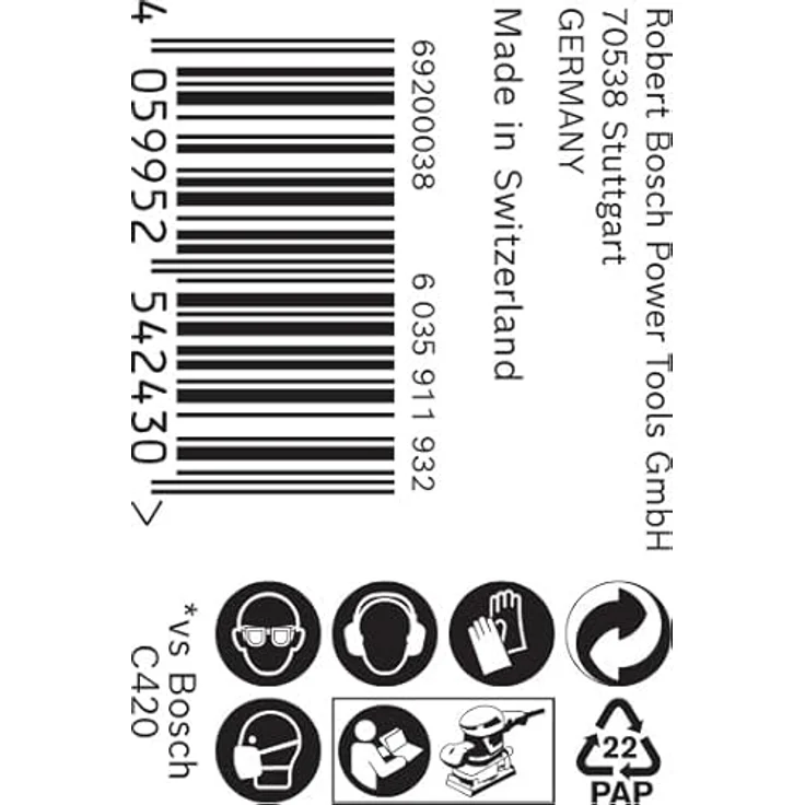 Expert C470 Schleifpapierrolle zum Handschleifen,93 mm, 5 m, G 120 – Bild 5