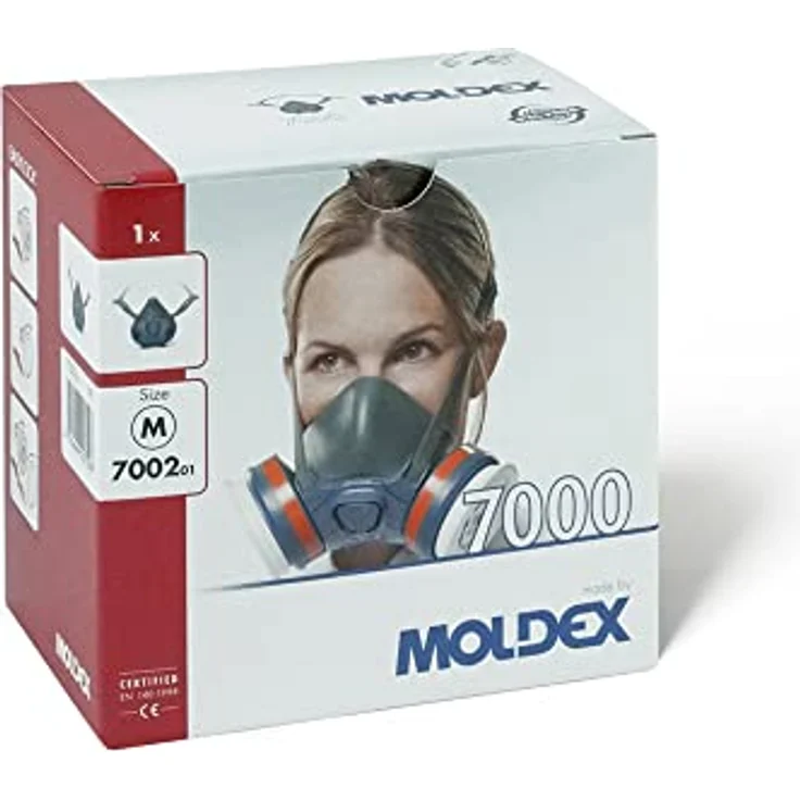Moldex Halbmaske''Serie 7000'' Größe M wiederverwendbar, 1 Stück, 7002 - Preisvergleich – Bild 2