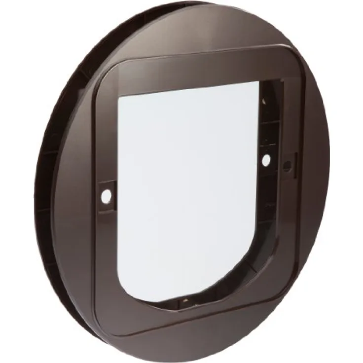 Sureflap Katzenklappen-Montageadapter für Mikrochip Katzenklappen, Einbau in Glas & Wände, Durchmesser 285 mm